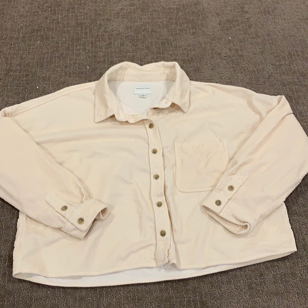 Off white button up